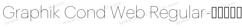 Graphik Cond Web Regular字体转换